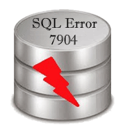 sql error 7904