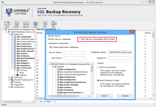 Select SQL compatible scripts